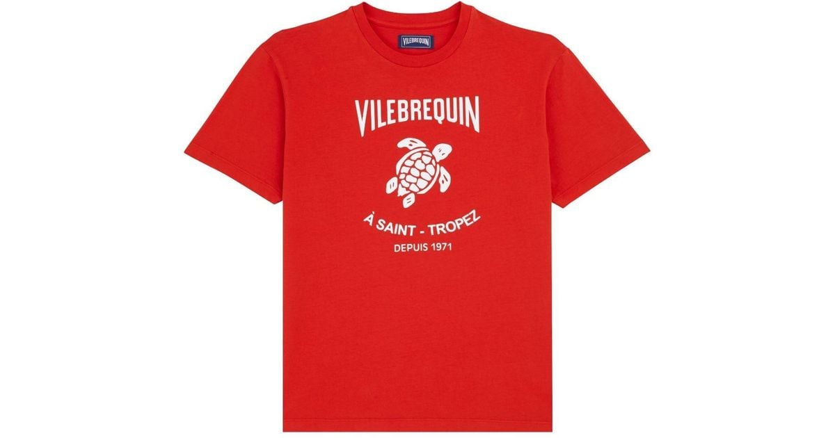 T-Shirt VILEBREQUIN Men color Red