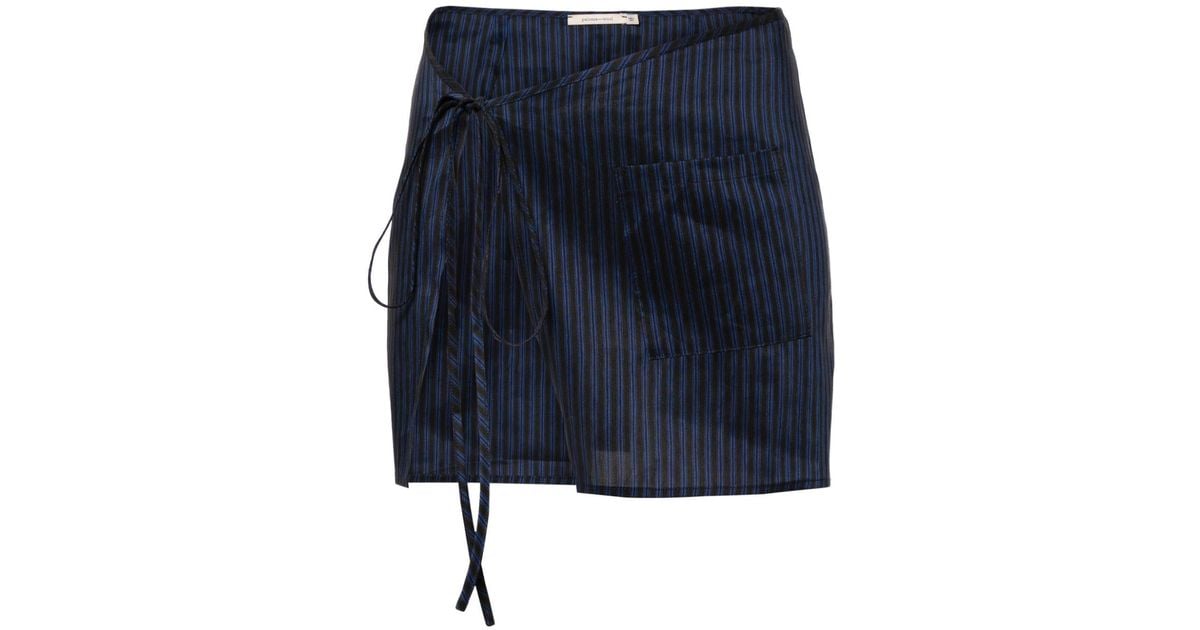 Paloma Wool Alma ラップミニスカート ブルー | Lyst