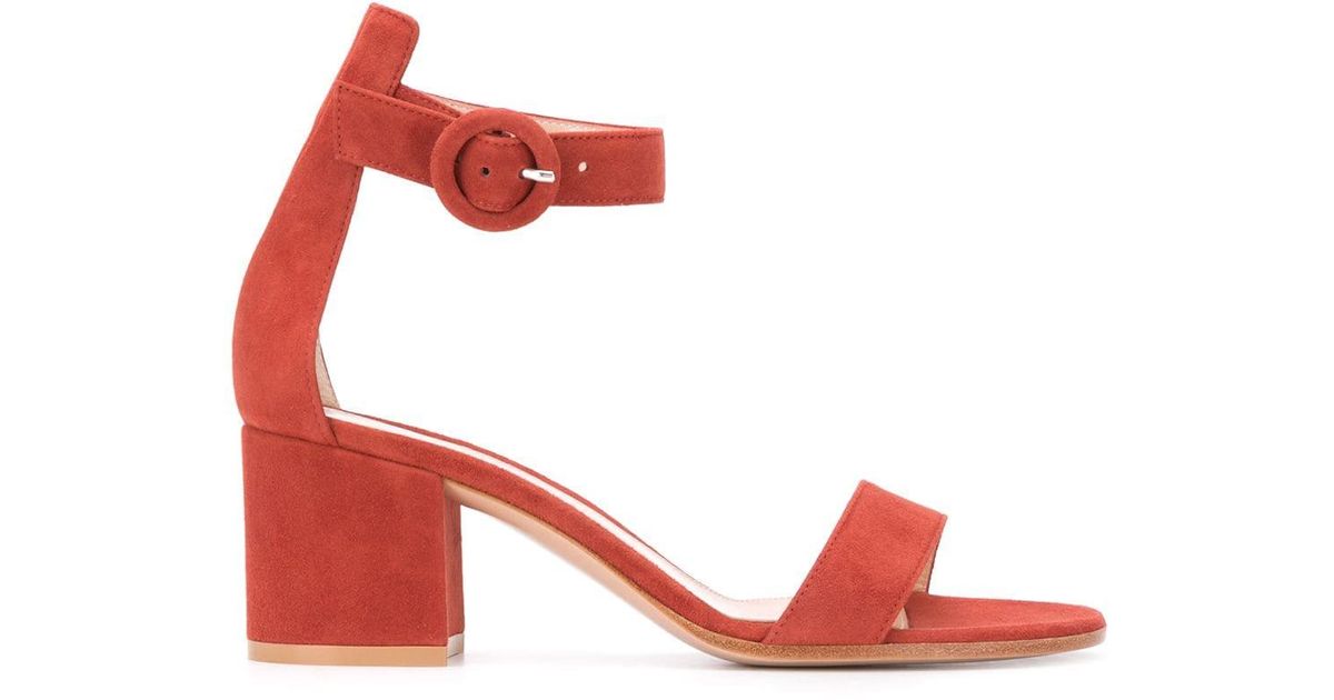 gianvito rossi orange heels