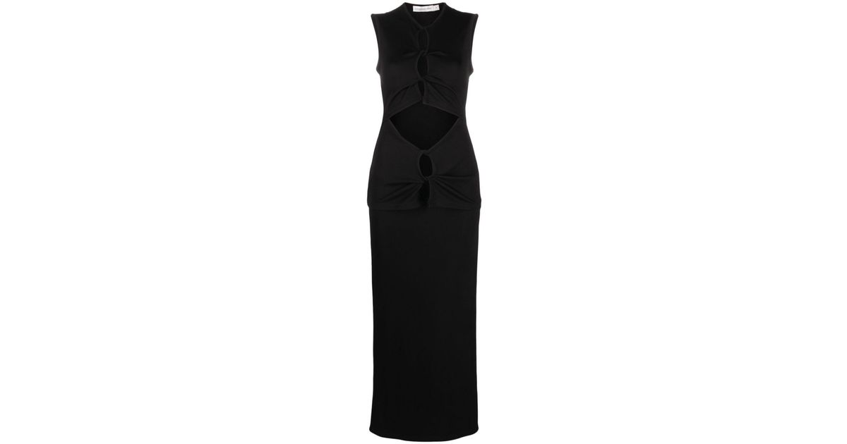 Christopher Esber Cut-out Column Dress in Black | Lyst
