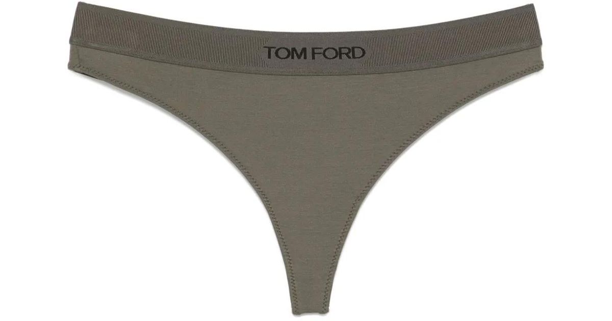 ショーツ Tom Ford Signature Thong tom-ford-green-Signature-Thong
