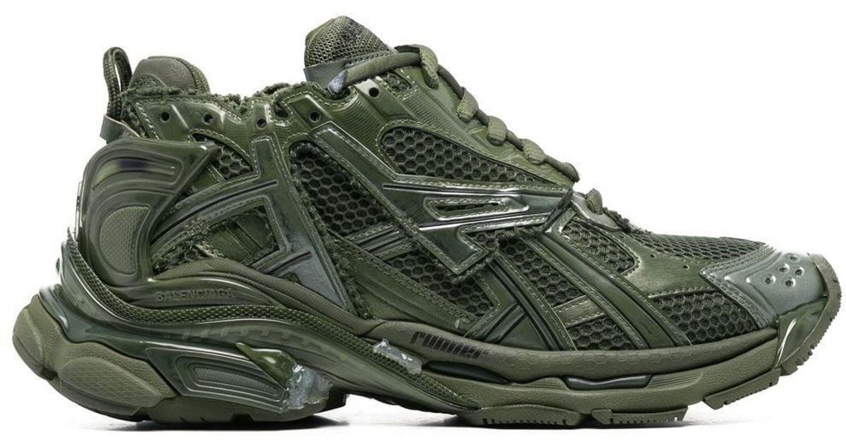 balenciaga runners olive