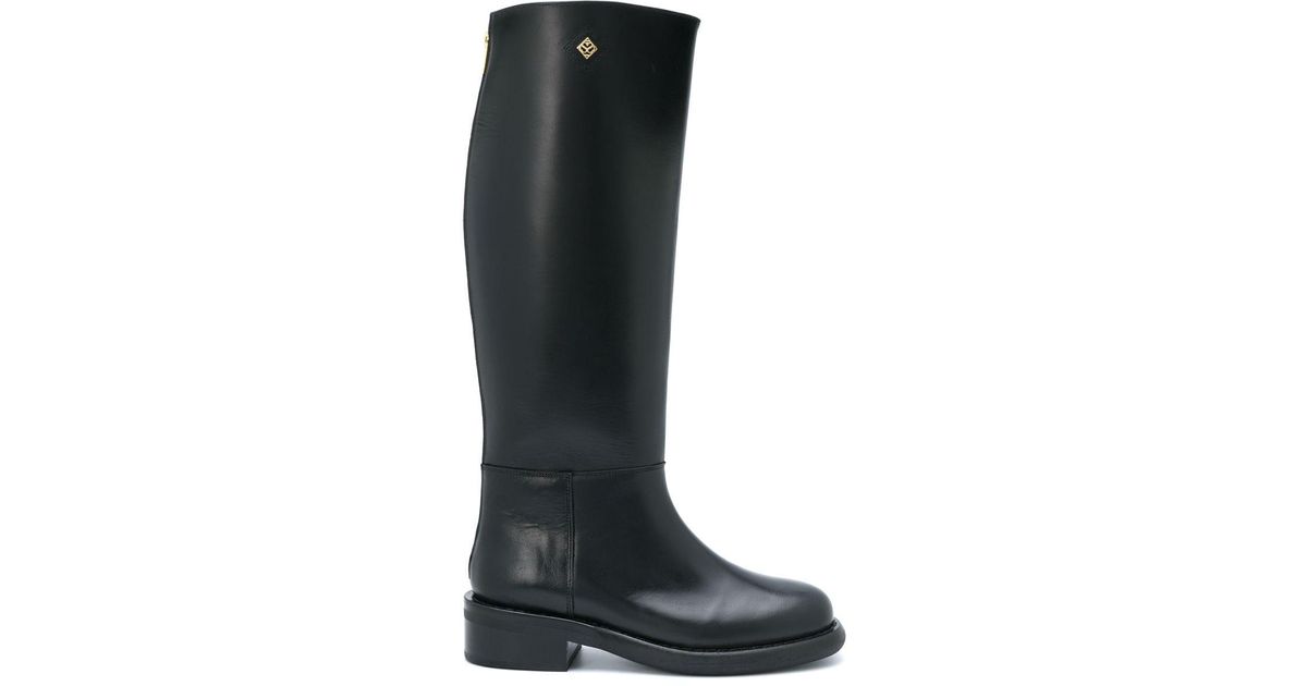 Stivali al ginocchio di Sandro in Nero | Lyst