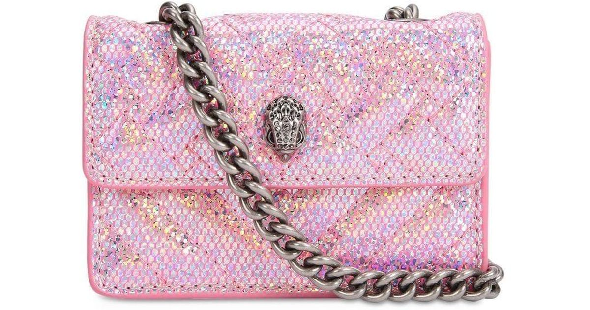Kurt Geiger Micro Kensington Shoulder Bag in Pink Lyst