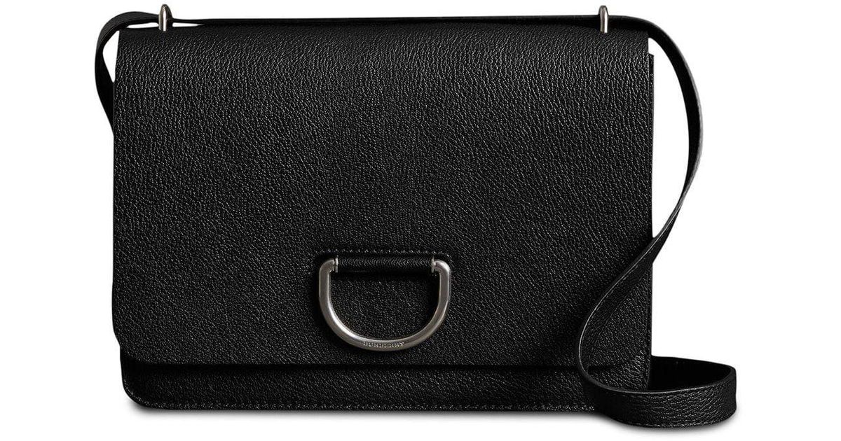 Burberry The Medium Leather Dring Bag in Black Lyst