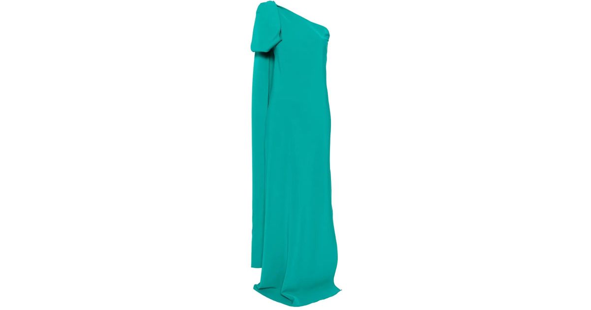 Atu Body Couture One-Shoulder Maxi Dress in Green | Lyst