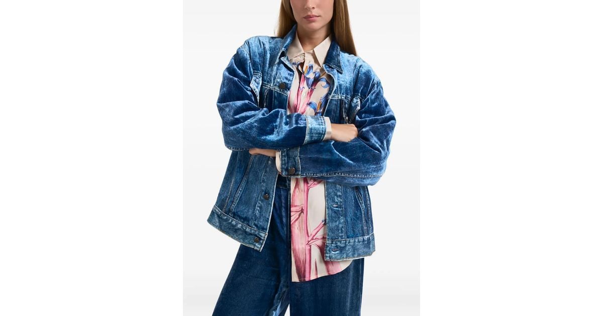 Pierre Louis Mascia Buttoned-Fastening Jacket in Blue | Lyst UK