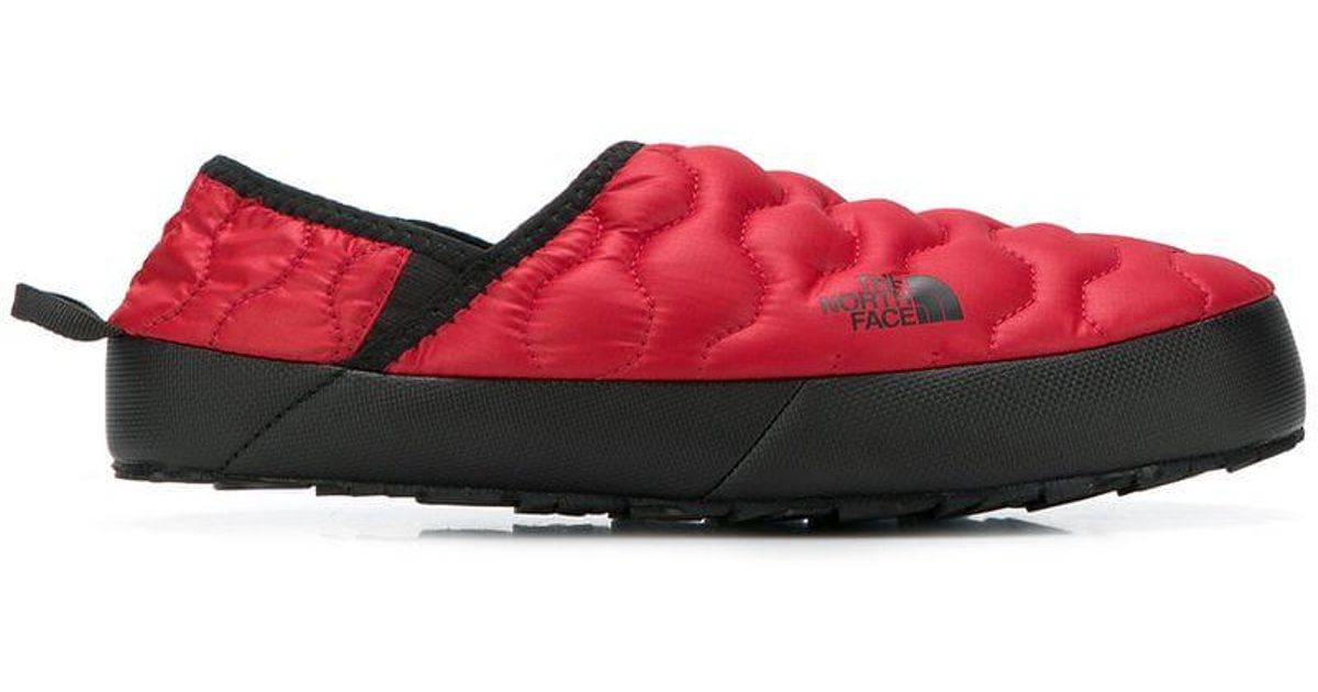north face padded slippers