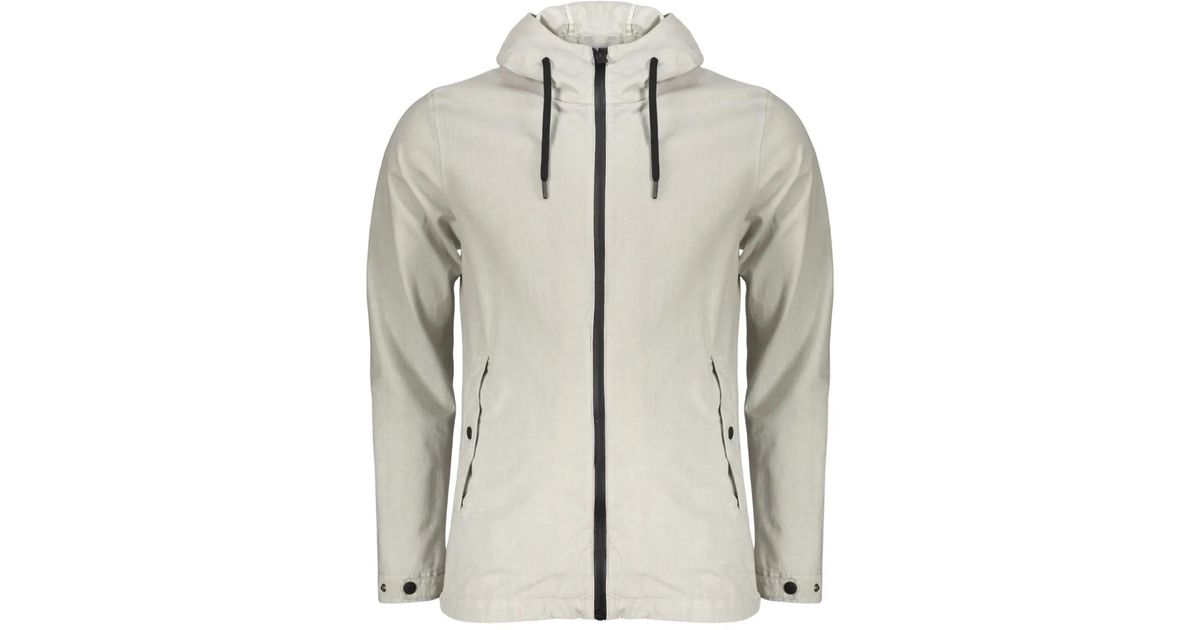 Herno Contrast-Trim Jacket in Grey for Men | Lyst UK