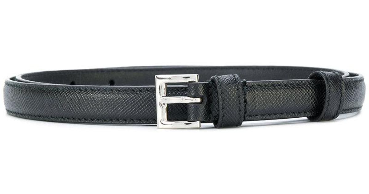 prada skinny belt
