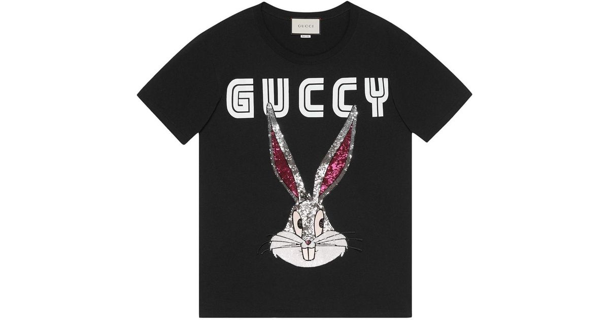 t shirt gucci bugs bunny