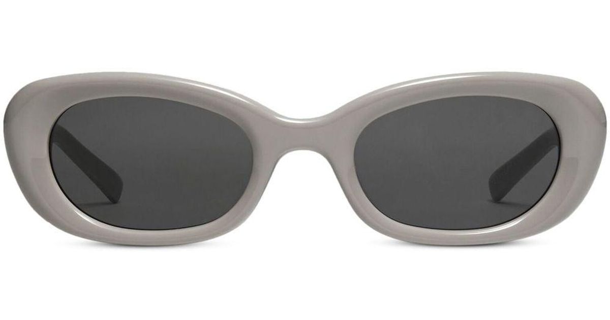 Gentle Monster X Maison Margiela Grey Mm005 G10 Oval Sunglasses in