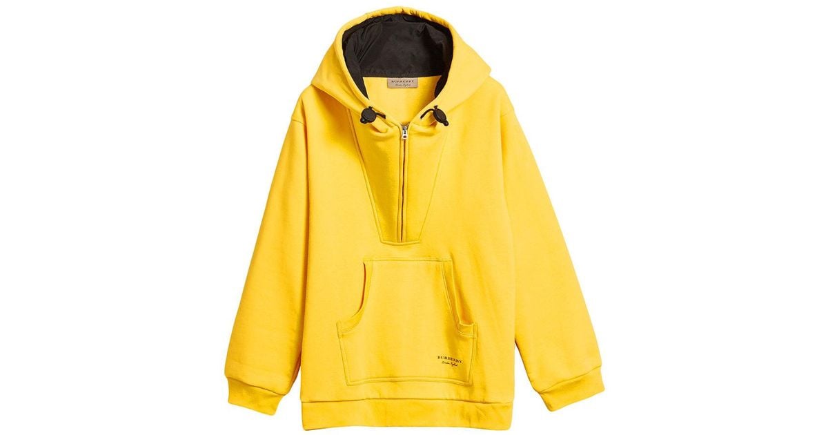 burberry yellow hoodie