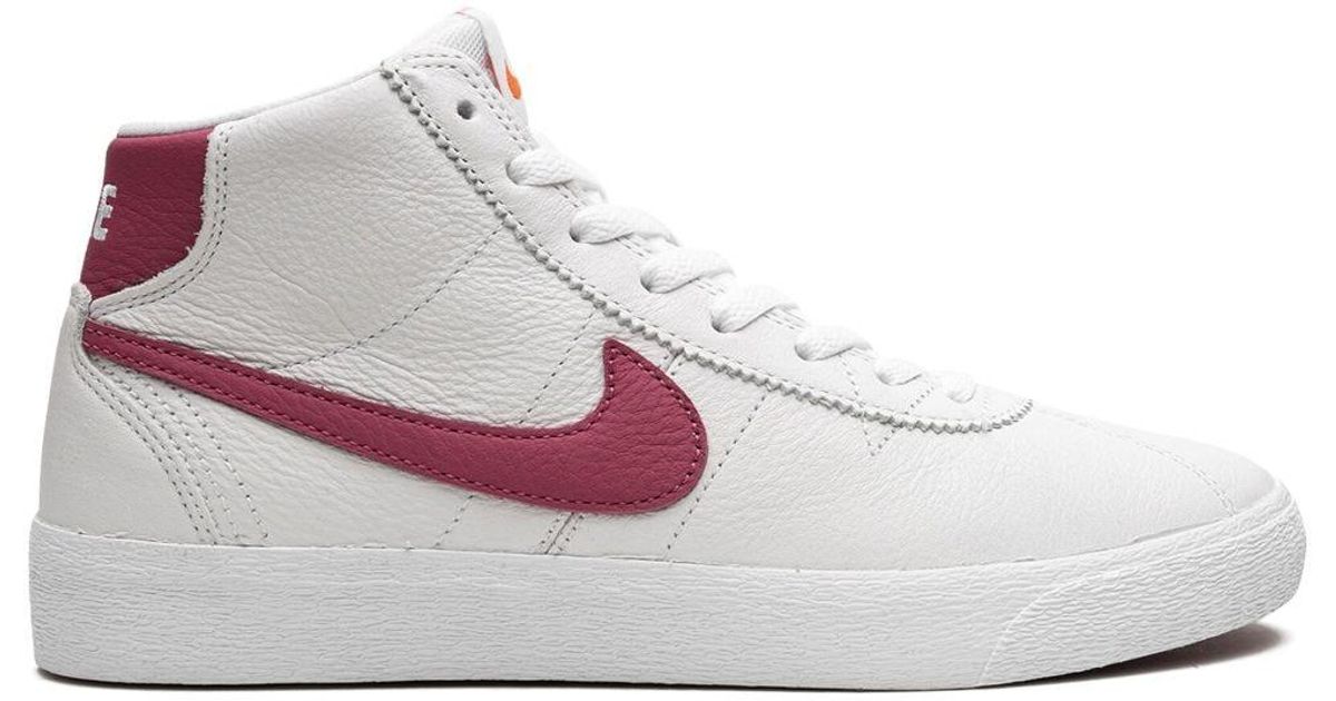 sb nike shoes white