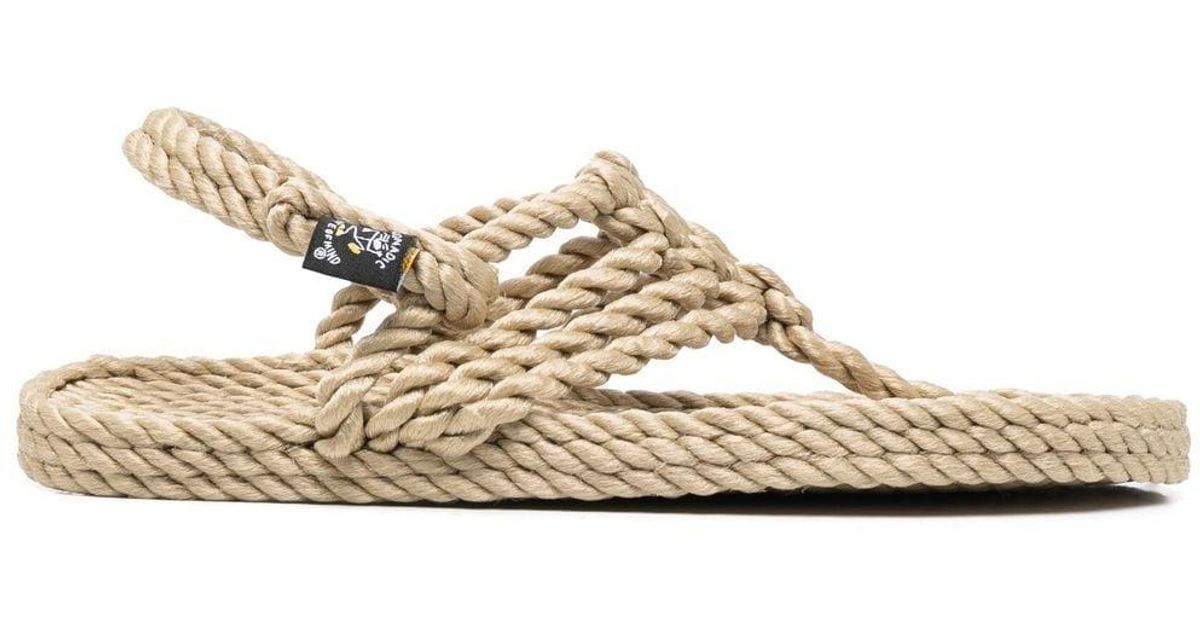 Nomadic State Of Mind Jester Ropedetailing Sandals in Natural Lyst