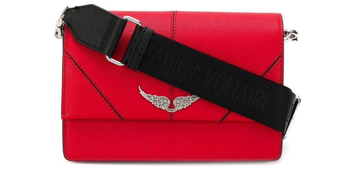 Zadig & Voltaire Leather Lolita Slightly Shoulder Bag in Red Lyst Canada