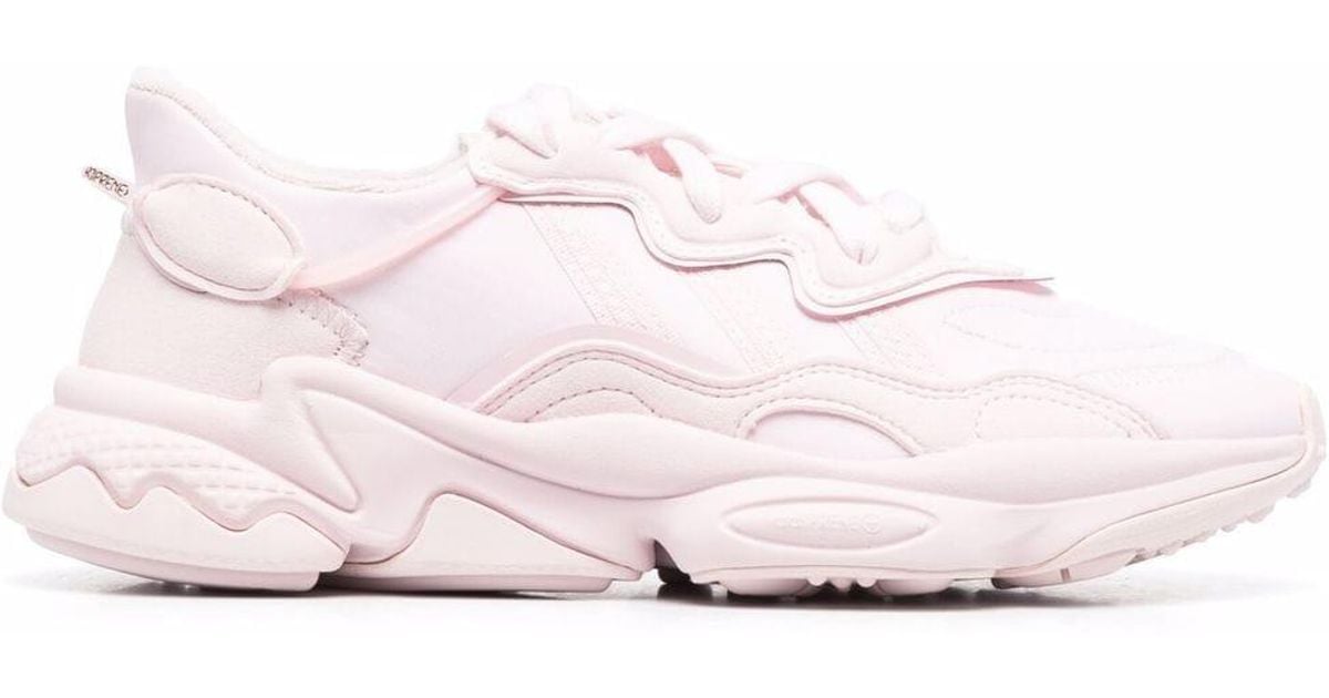 adidas Ozweego Lace-up Trainers in Pink | Lyst