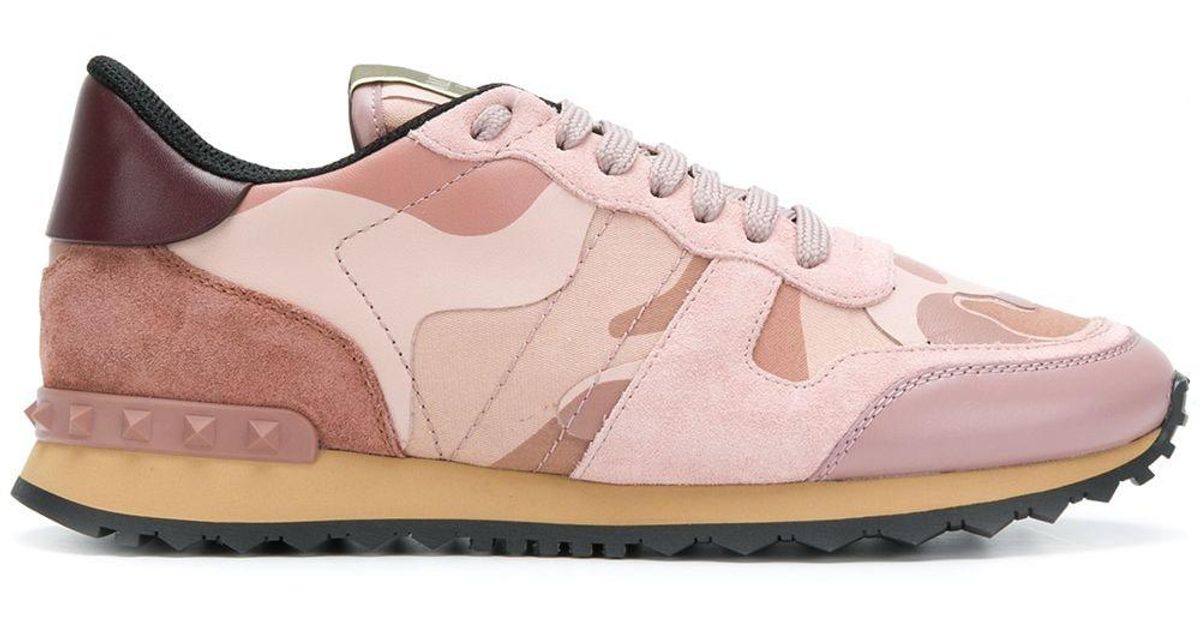 €121 - Valentino Rockrunner Suède En Leer Sneakers Roze [SKU2IT3HRA3159A] :  replica designer handtassen online, goedkope beste replica designer  handtassen/schoenen/portefeuilles/sjaals/zonnebrillen uit china