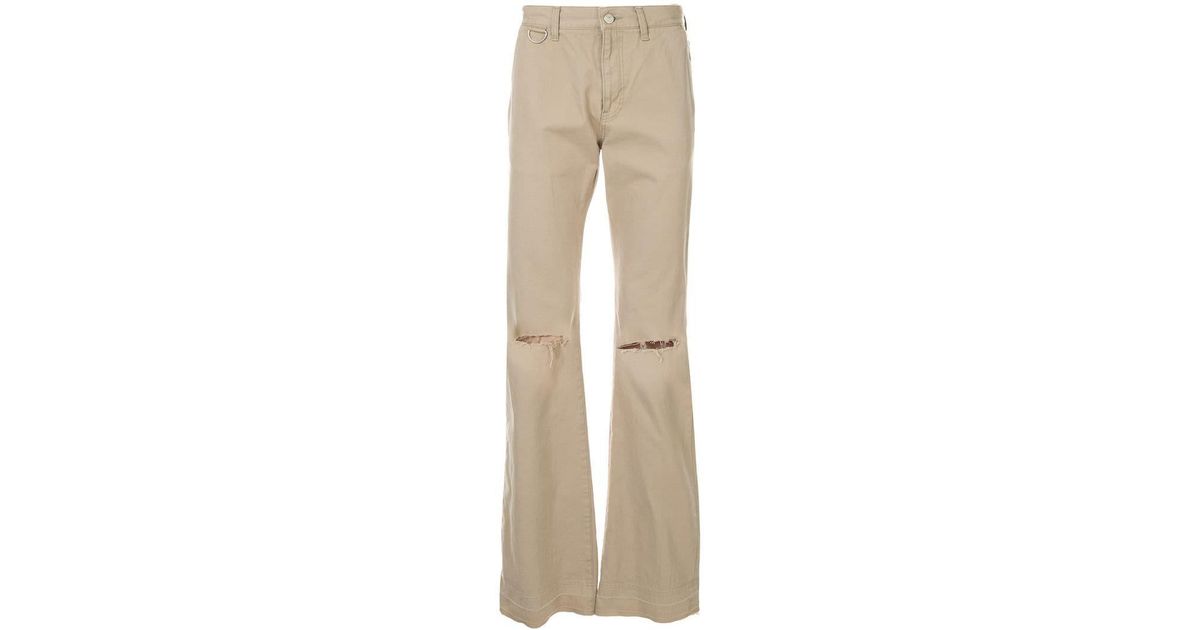 flared chinos