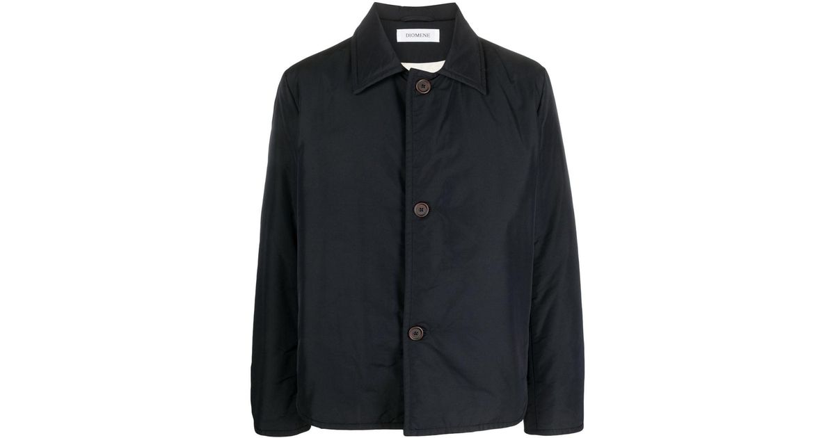 Damir Doma Button-up Padded Shirt Jacket in Black for Men | Lyst