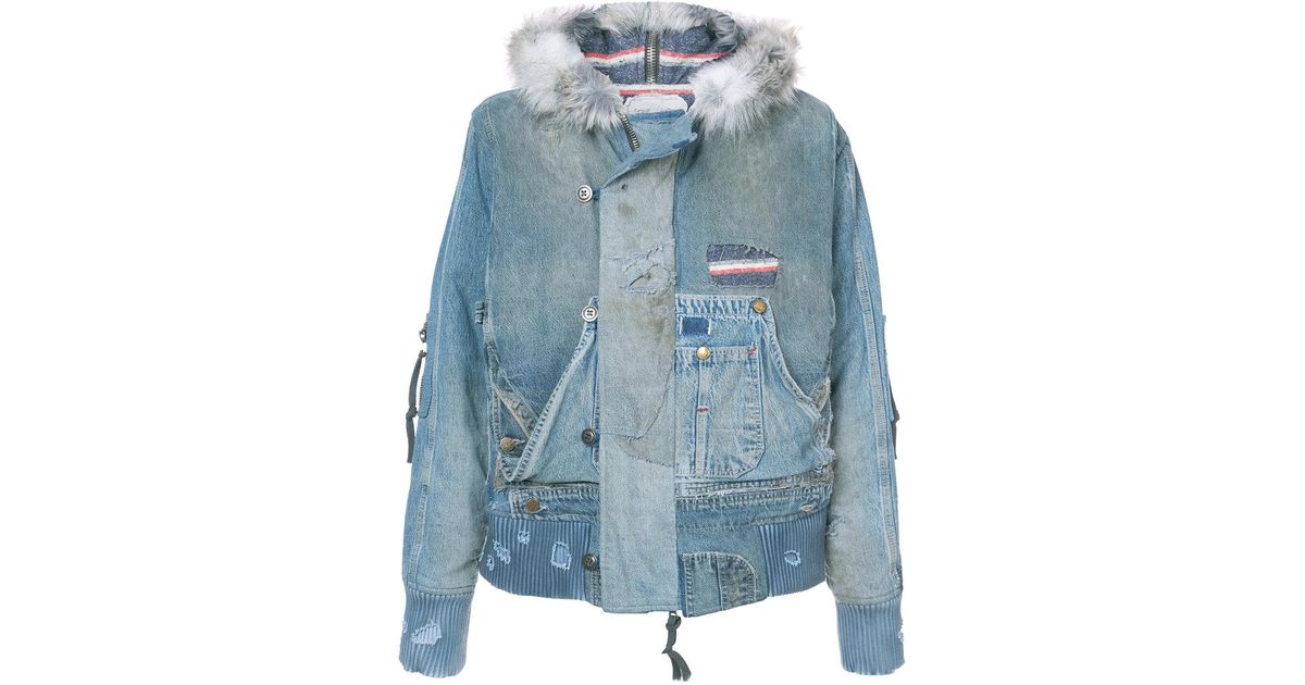 greg lauren denim jacket