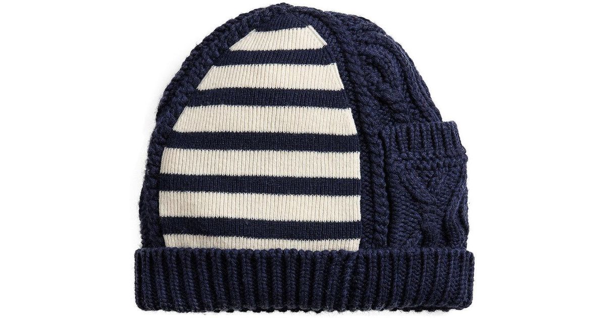 burberry beanie blue