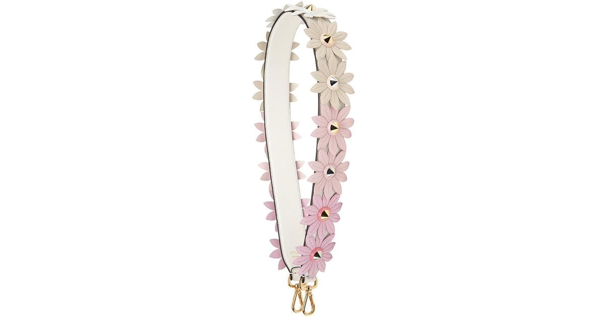 fendi floral strap