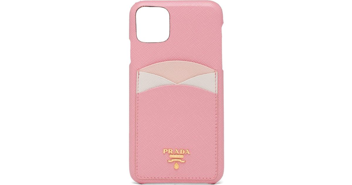 Prada Colour-block Iphone 11 Pro Max Case in Pink | Lyst