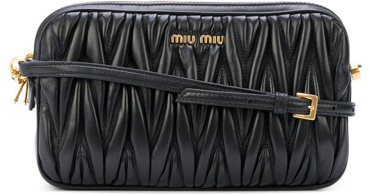 miu miu black crossbody bag