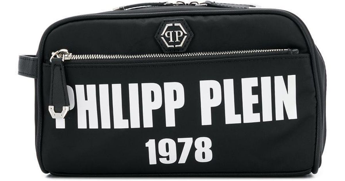 Neceser con logo estampado Philipp Plein de Tejido sintético de color Negro  para hombre | Lyst