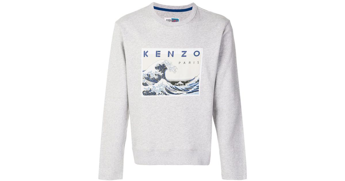 KENZO Synthetic Hokusai Wave Sweatshirt 