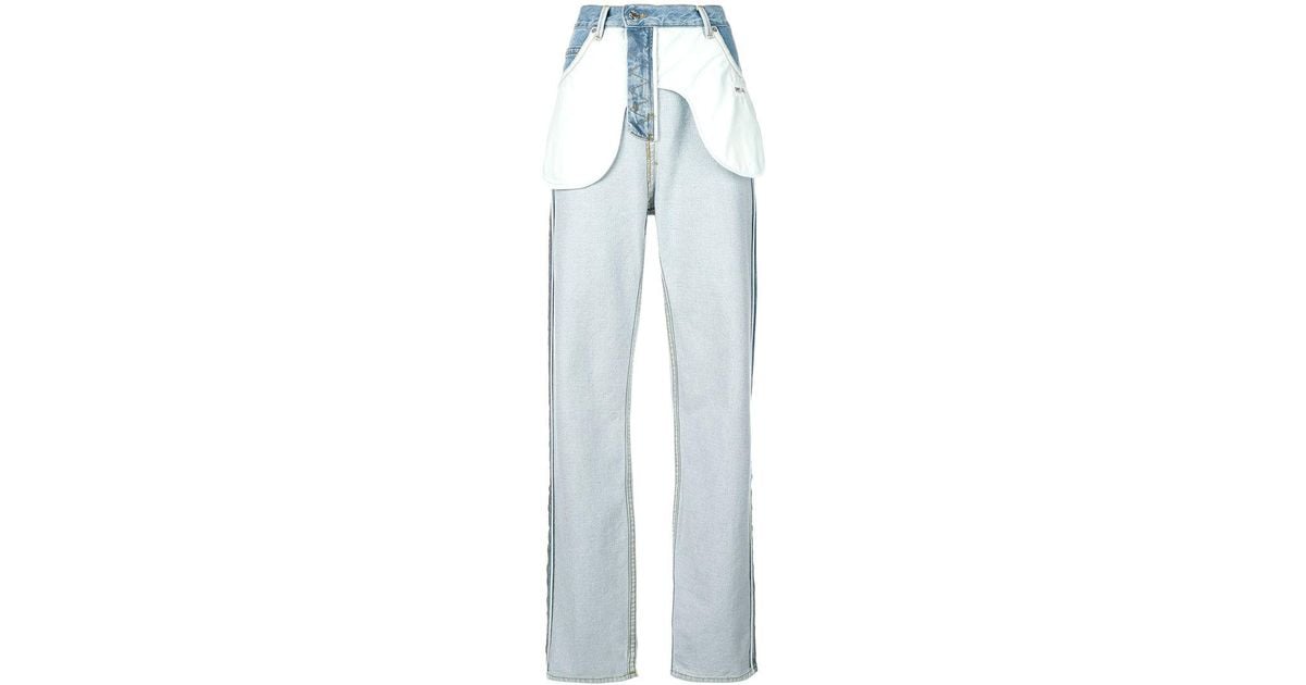 Helmut Lang Inside Out Front Pockets Jeans in Blue for Men | Lyst