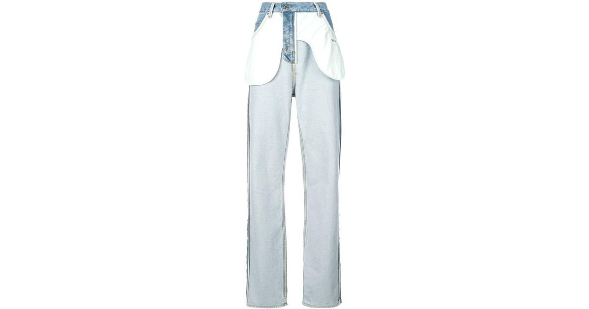 Helmut Lang Inside Out Front Pockets Jeans in Blue for Men | Lyst