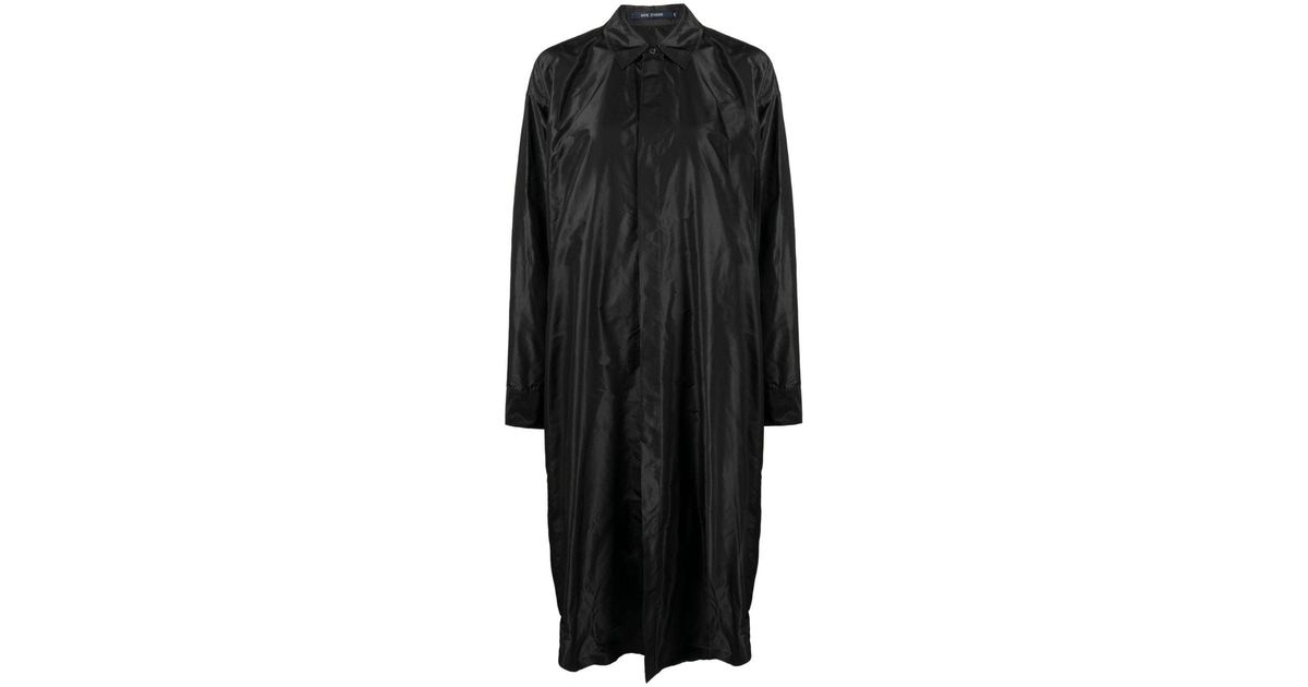 Sofie D'Hoore Silk Long-sleeve Midi Dress in Black | Lyst