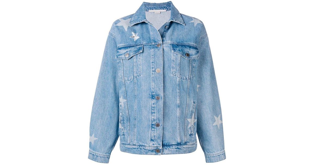 blue star denim jacket
