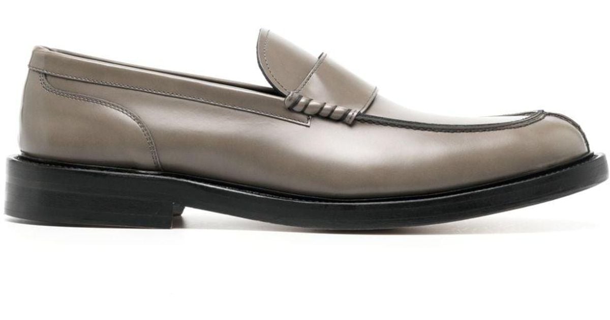 Paul Smith Rossini leather loafers - Grey