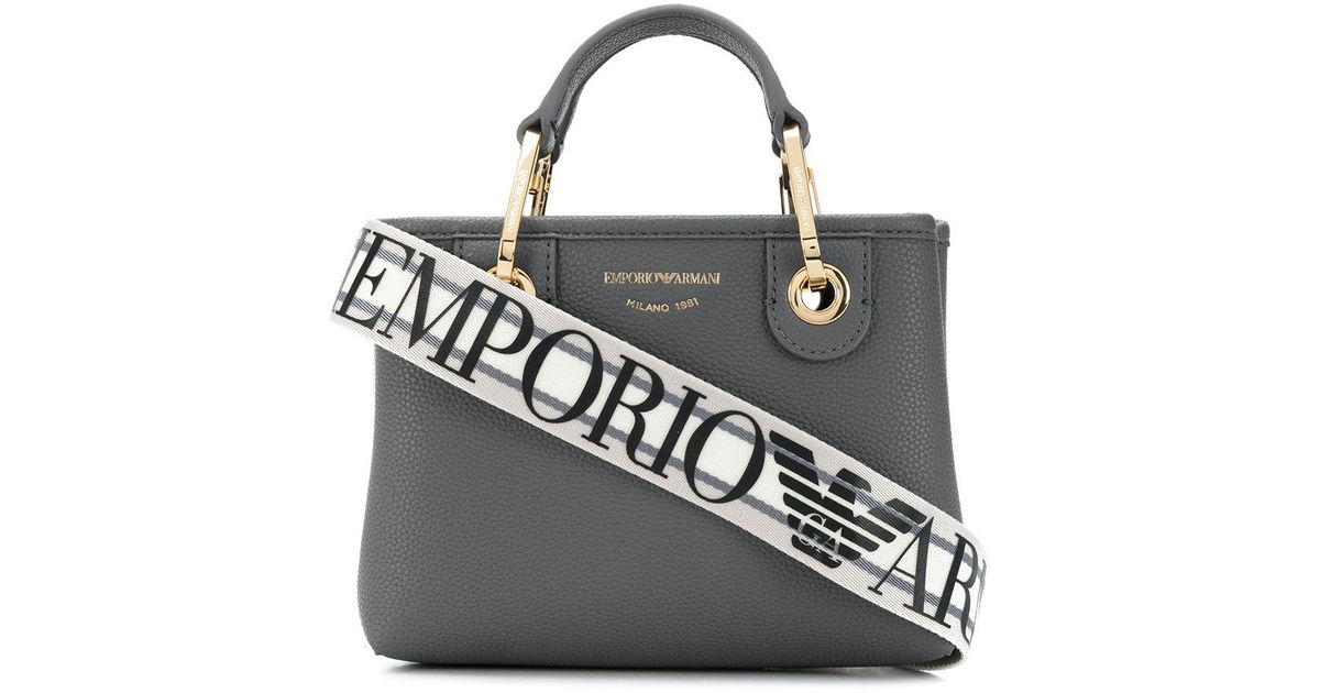 emporio-armani-Grey-Logo-print