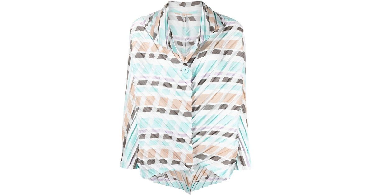 issey miyake pleated blazer