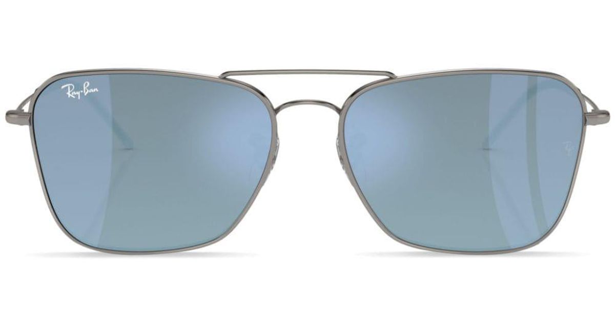 Raybaon Caravan Ray-Ban Caravan Reverse Sunglasses in Blue | Lyst