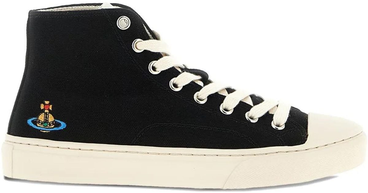 Vivienne Westwood High Top Orb Detail Sneakers in Black Lyst UK