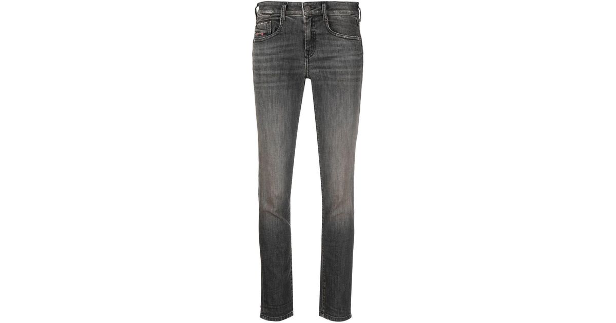 DIESEL Slim D-ollies JoggJeans® in Gray | Lyst