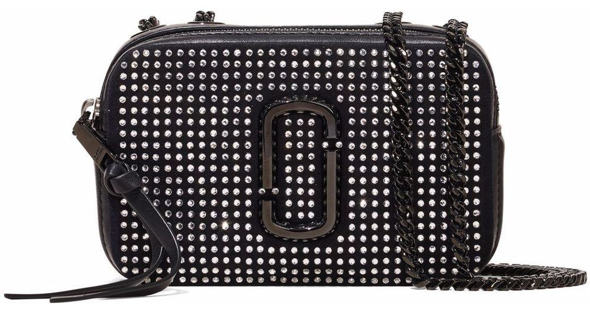 Marc Jacobs The Glam Shot Rhinestone 17 Crossbody Bag in Black Lyst