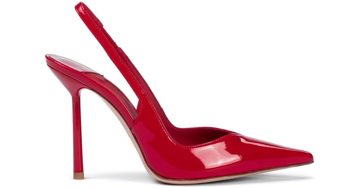 Le Silla Women's Chanel Vivienne Patent Leather Pumps Black