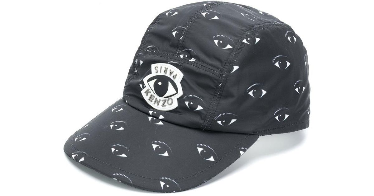 KENZO 'eye' Cap in Black | Lyst