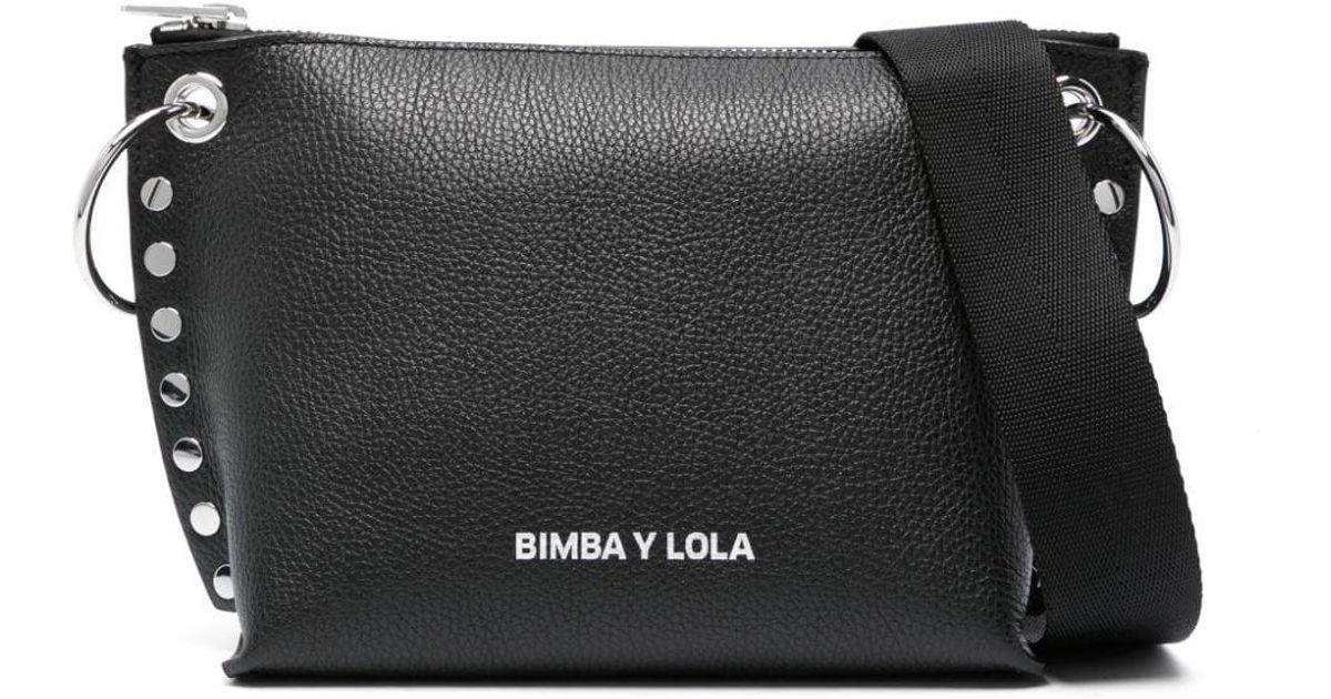Bimba Y Lola Engraved Logo-Plaque Detail Crossbody Bag