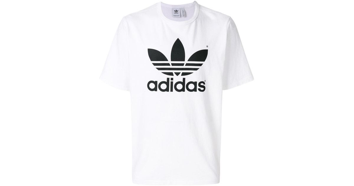 adidas Cotton 1-1 Replica Trefoil T-shirt in White for Men | Lyst