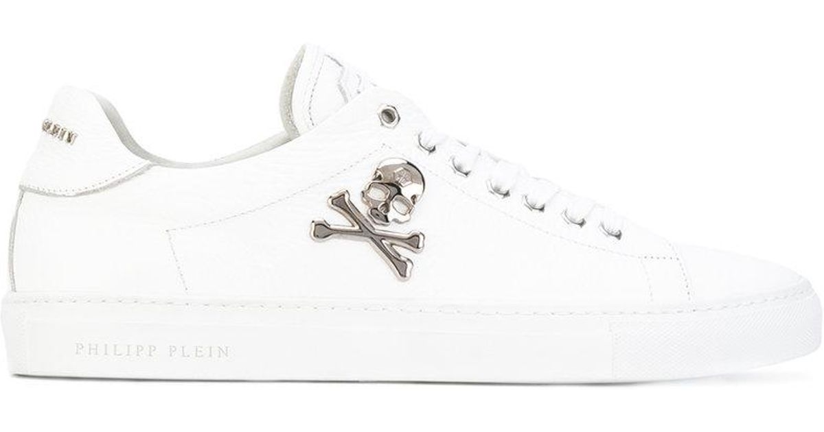 Philipp Plein Skull And Bones Low Top 