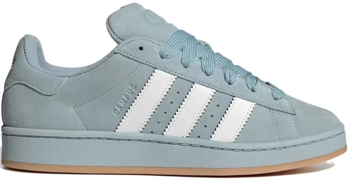 adidas gazelle silver green womens Adidas Campus 00s 'Semi Lucid Blue Cloud White' | H03471 main image 0