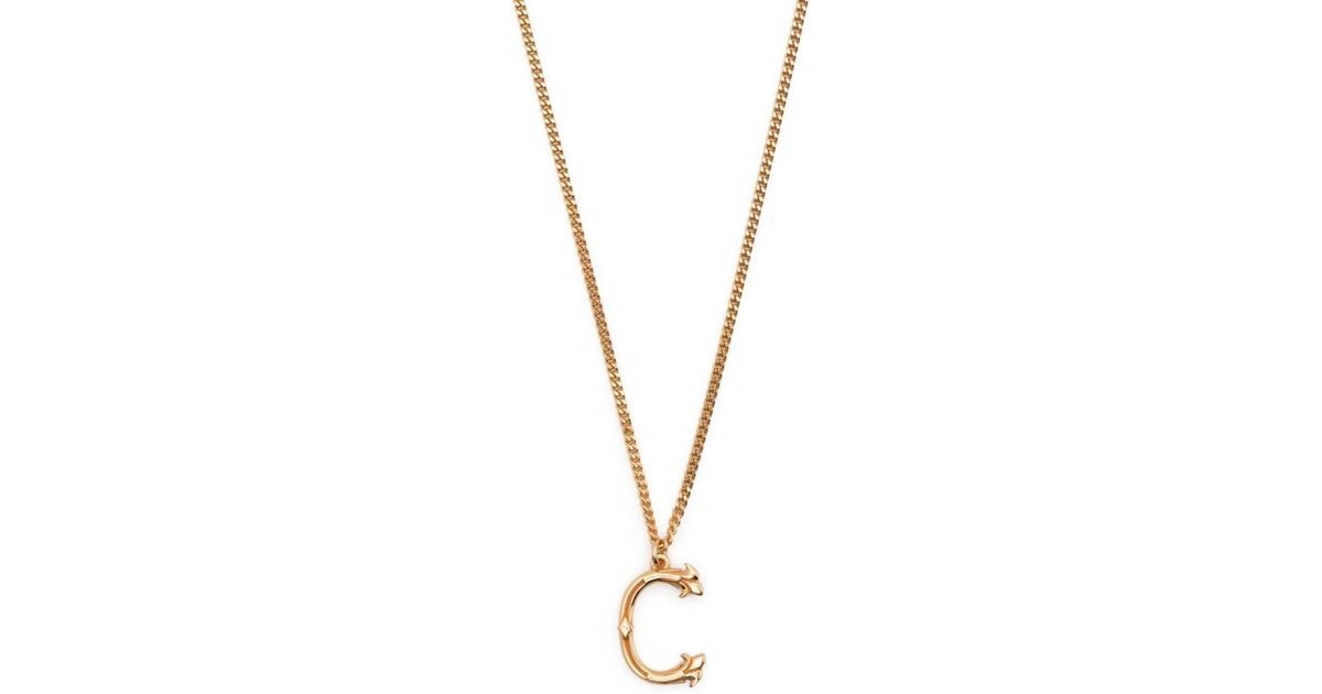 Louis Vuitton LV & Me Necklace, Letter F Gold Metal