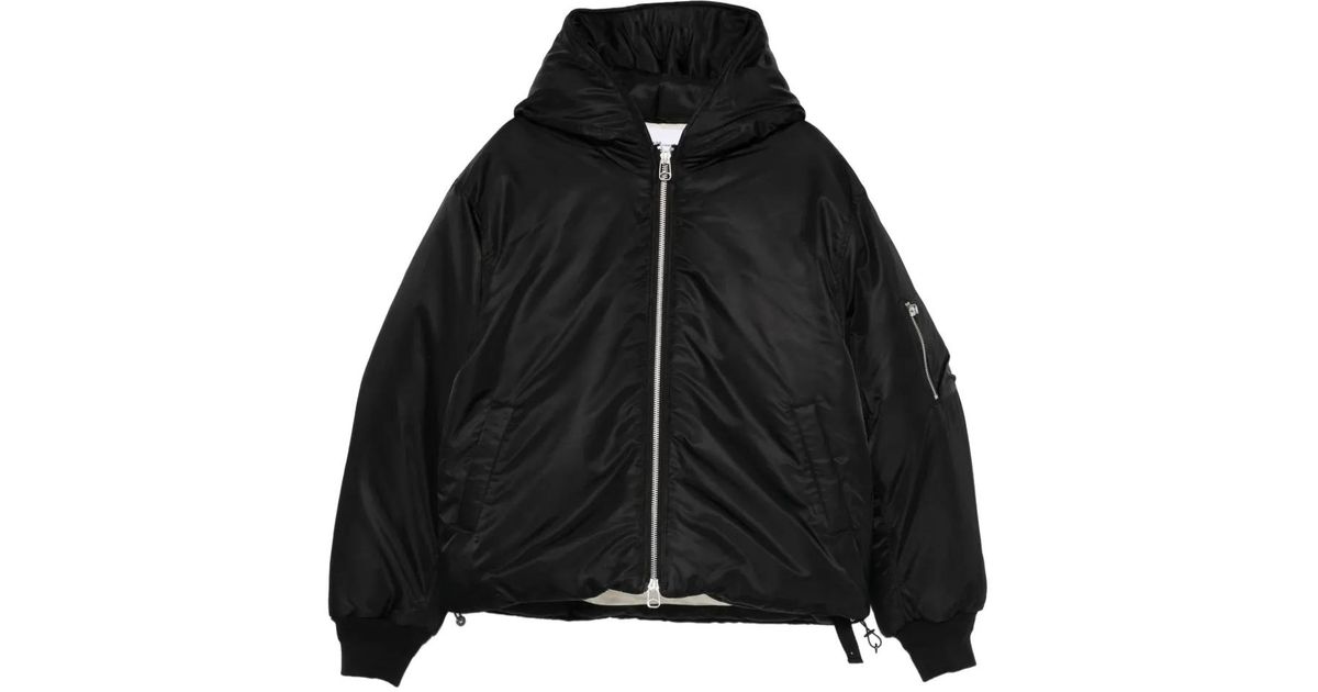 メンズ Oamc Peacemaker フーデッド ボンバージャケット ブラック | Lyst